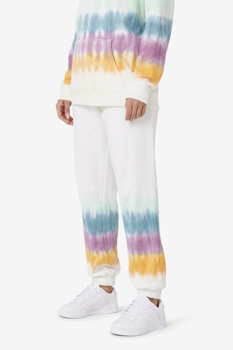 Fila Raleigh Tie Dye Jogger White | VOkHZOBx4Zg