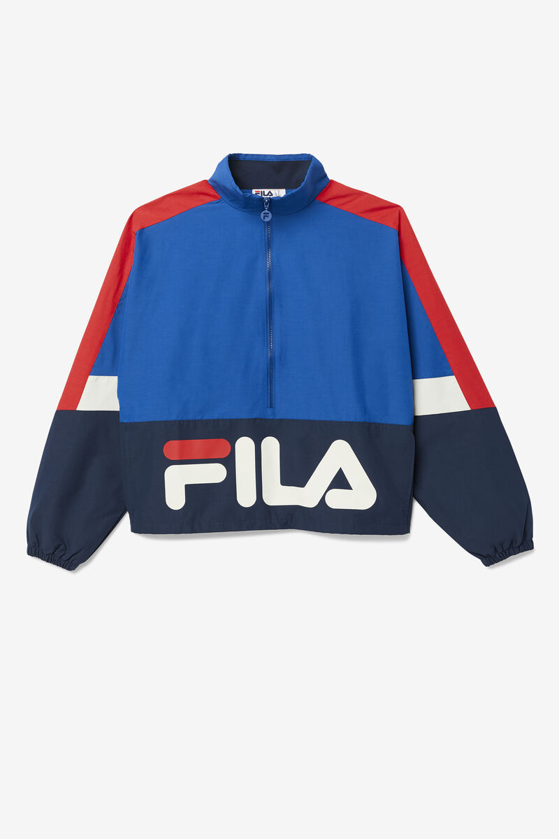 Fila Reid Track Jacket Blue / Navy / Red | H3dGpSBHEpg