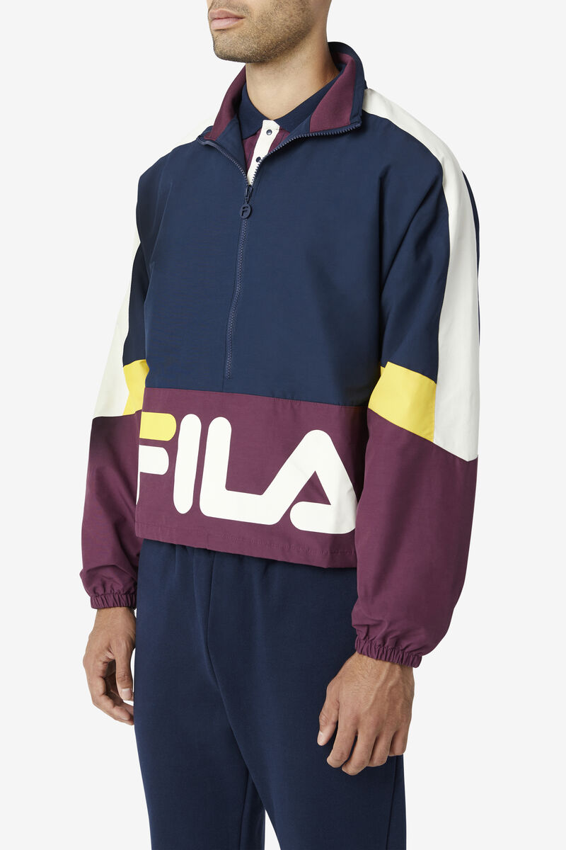 Fila Reid Track Jacket Navy | mcWpMEsMG3a