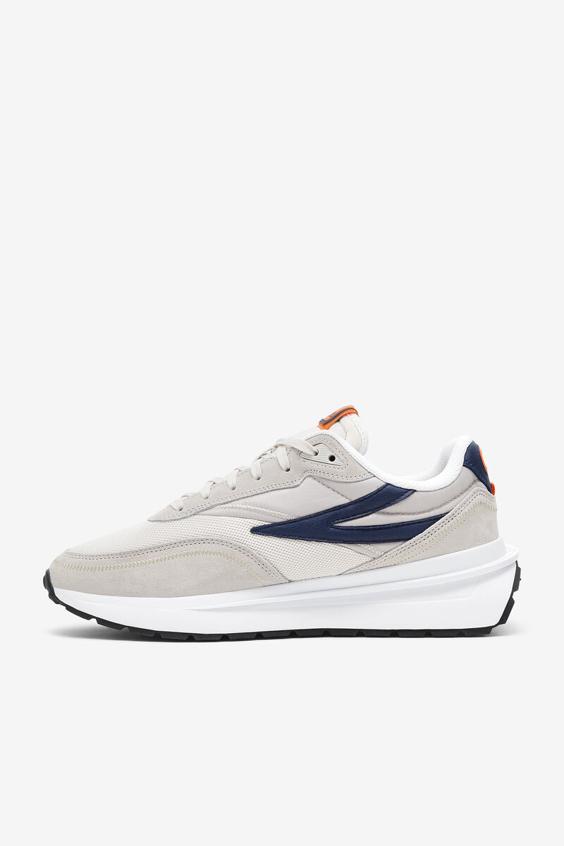 Fila Renno Chunky Tennis Shoes | Fila Silver Grey / White Brown / White | i8dh2qNDYcF