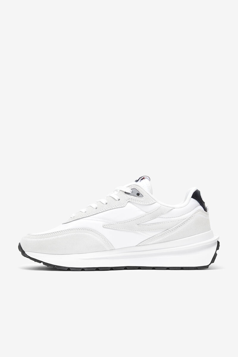 Fila Renno Chunky White Tennis Shoes | Fila White / Black / Red | ba3ZH67pHD6