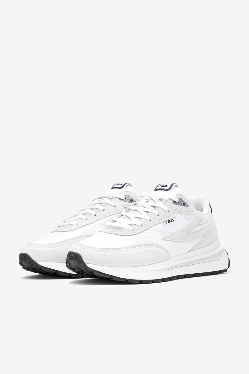 Fila Renno Chunky White Tennis Shoes | Fila White / Black / Red | ba3ZH67pHD6