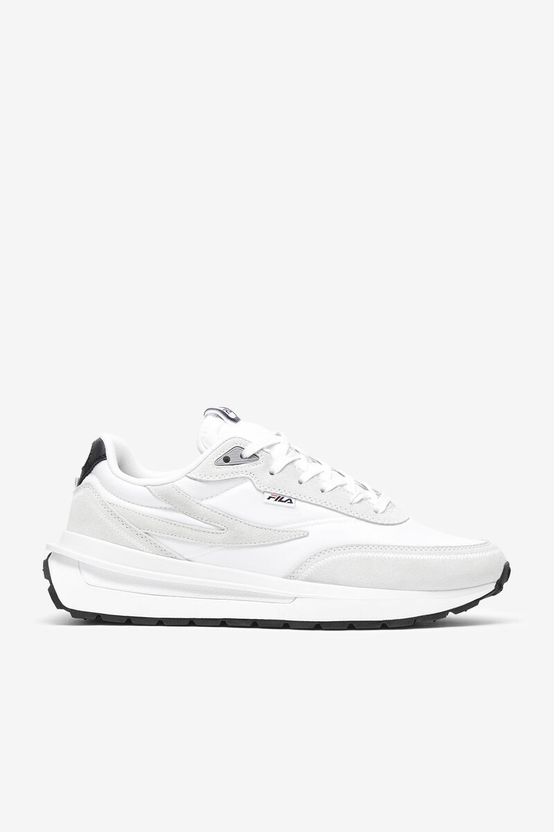 Fila Renno Chunky White Tennis Shoes | Fila White / Black / Red | ba3ZH67pHD6