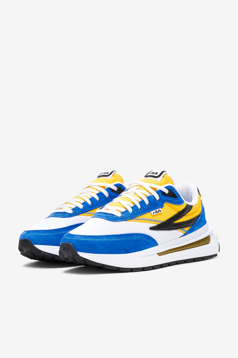 Fila Renno Colorful Sneaker | Fila White / Lemon / Blue | RaF8oPjG9uJ