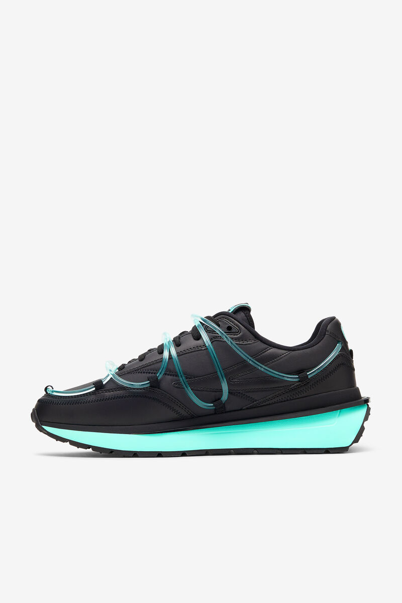 Fila Renno Glow In The Dark Sneaker | Fila Black / Black / Dark | NfZEWimdGRG