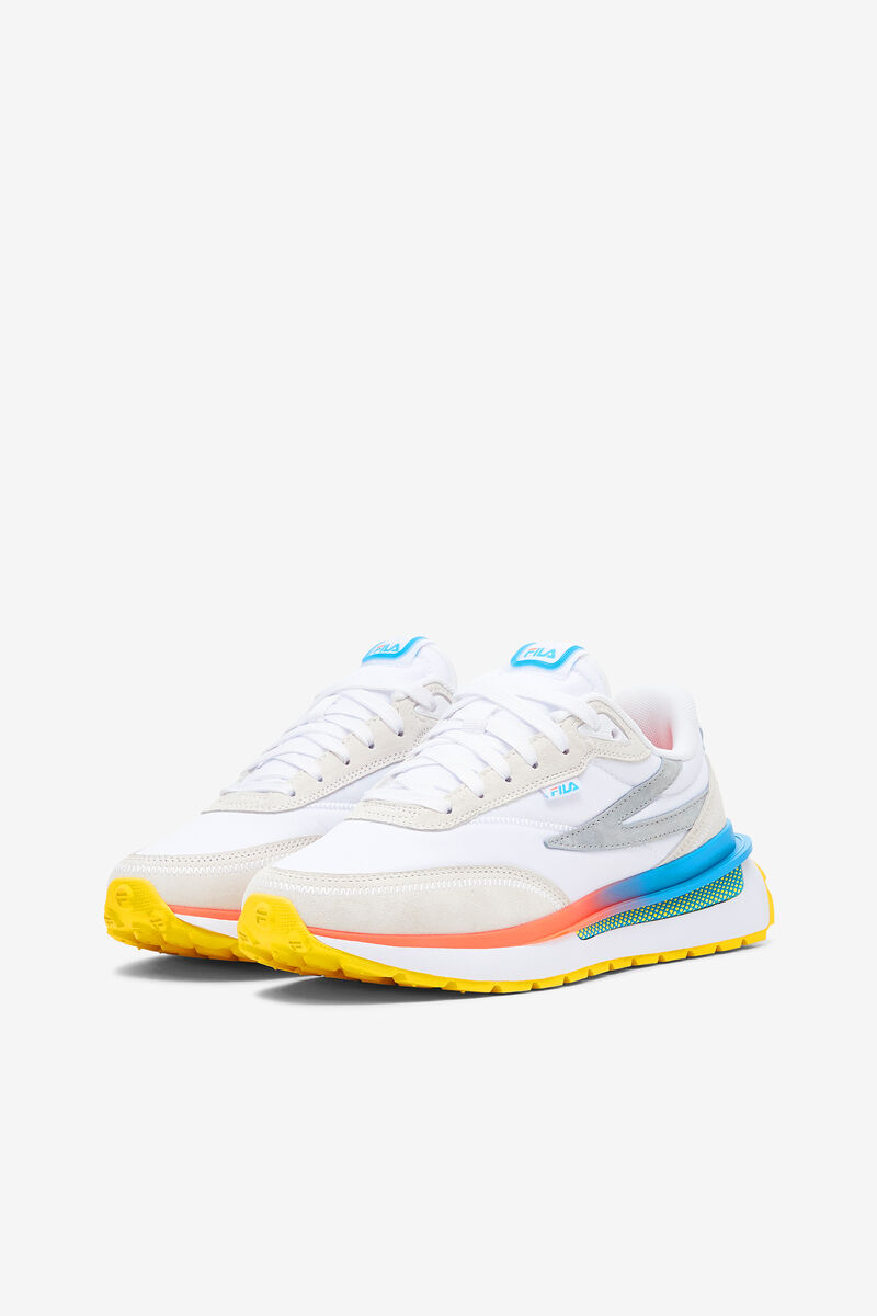 Fila Renno White / Blue / Lemon | YTtvaf8LD7F