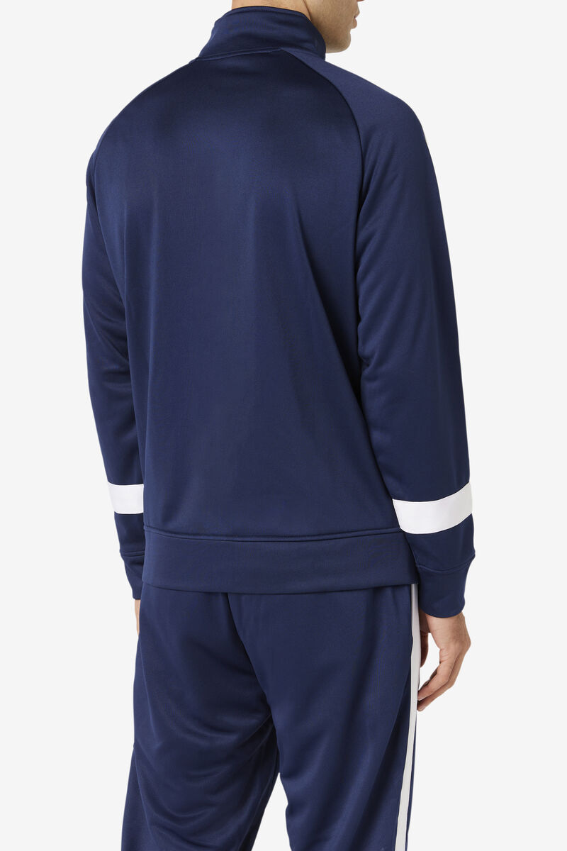 Fila Renzo Jacket Navy / White | 15Tt5BVvcpu