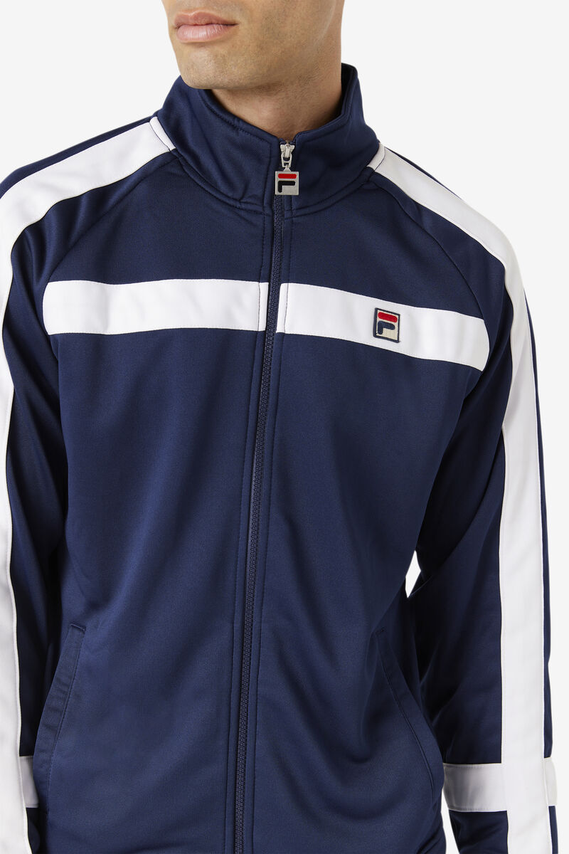 Fila Renzo Jacket Navy / White | 15Tt5BVvcpu