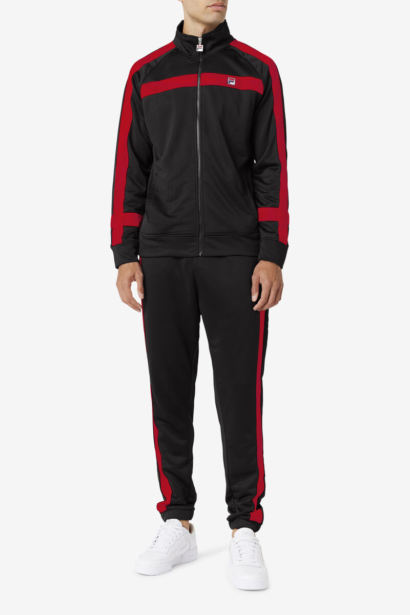 Fila Renzo Pant Black / Red | QJUzbFtZ1Nh