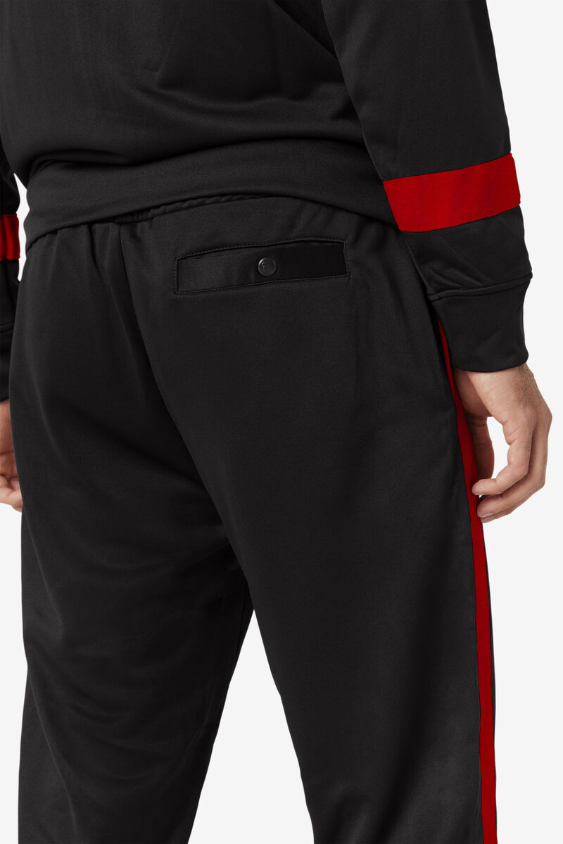 Fila Renzo Pant Black / Red | QJUzbFtZ1Nh