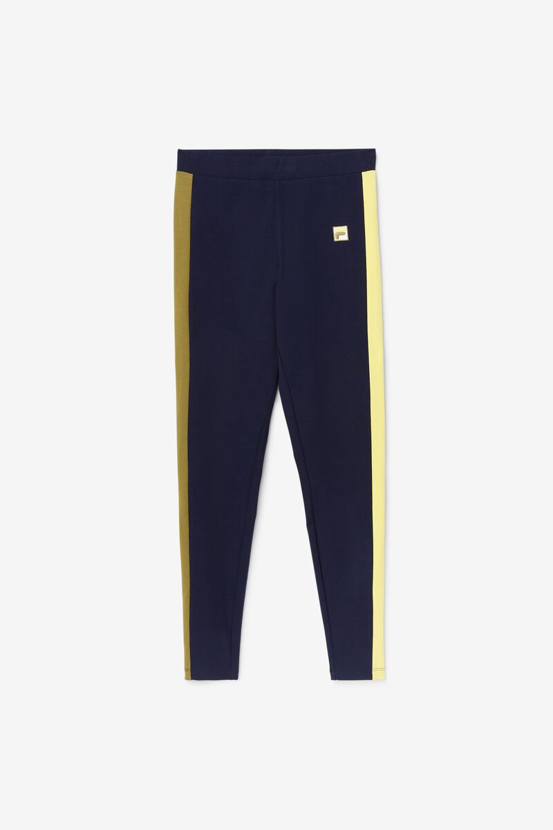 Fila Riviera Legging Navy / Olive | rVioHYvRy8L