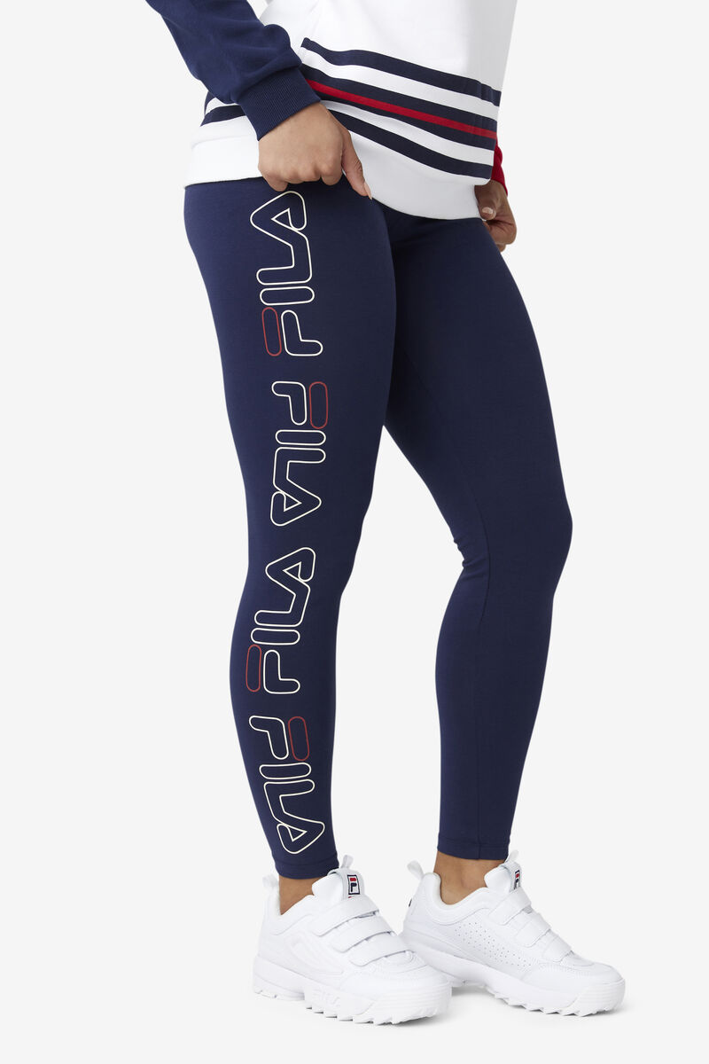 Fila Romy Legging Navy / Red | RLZPRWGAhcL