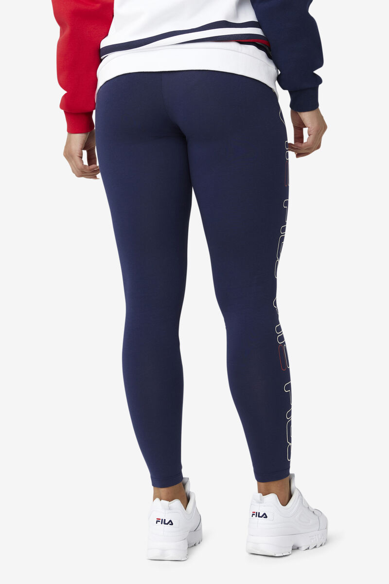 Fila Romy Legging Navy / Red | RLZPRWGAhcL