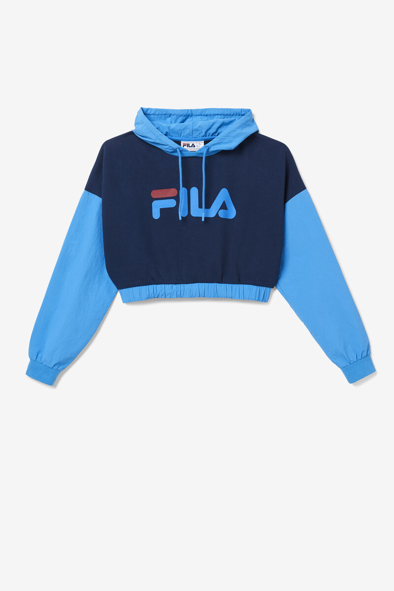 Fila Saachi Hoodie Blue / Navy / Red | Py3e386OA6C