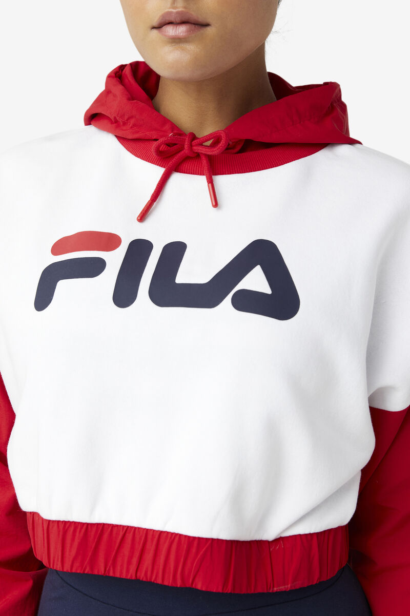 Fila Saachi Hoodie Red / White / Navy | 3VgVo8zNK4o