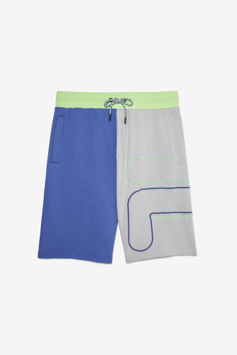 Fila Sami Short Grey / Blue / Green | iMVCl2ALCEe