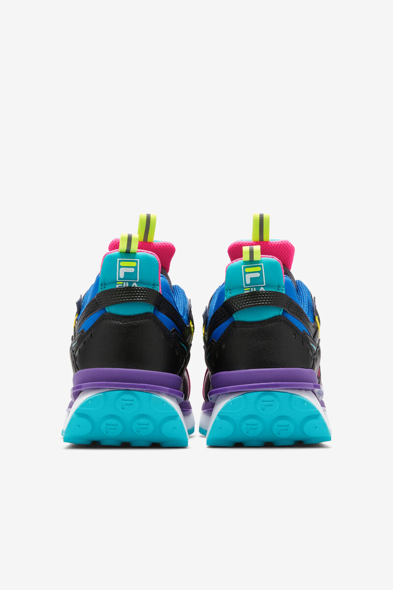 Fila Sandenal Black / Pink / Blue | TIflCYVrhCl