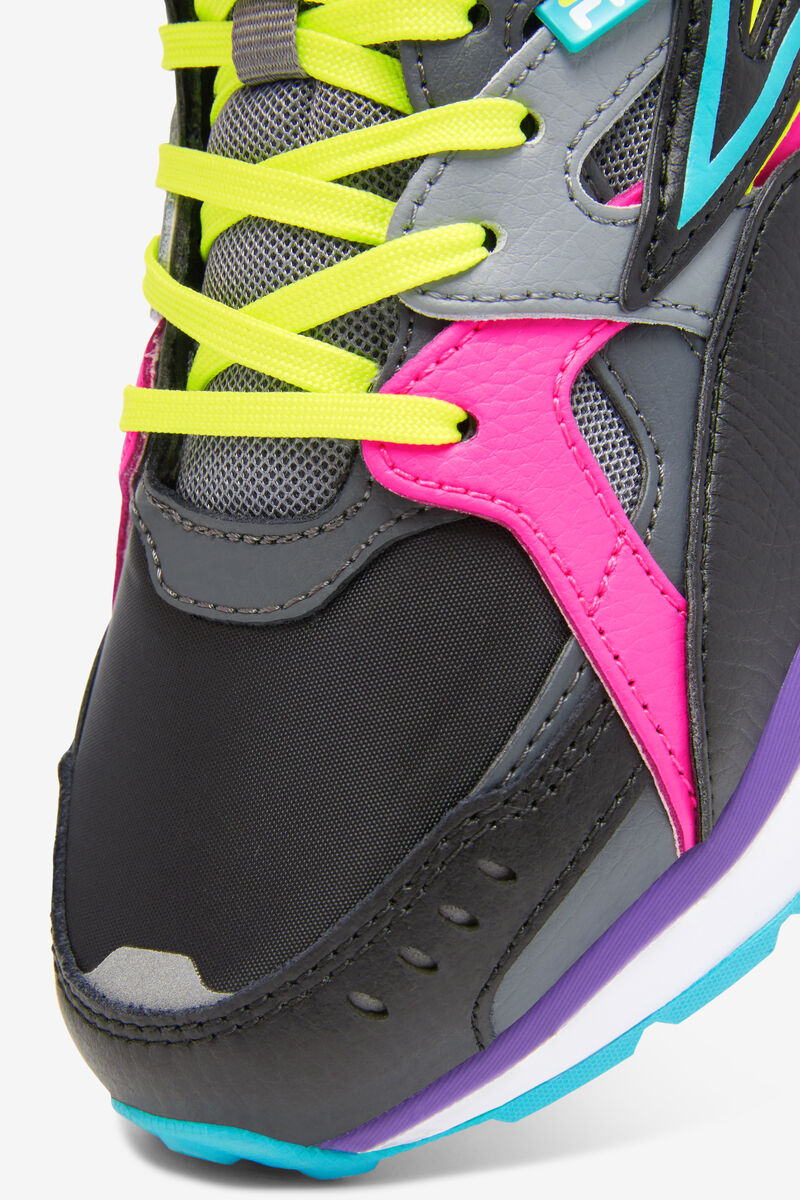 Fila Sandenal Black / Pink / Blue | TIflCYVrhCl