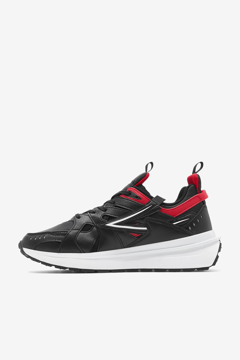 Fila Sandenal Dad Shoes | Fila Black / Red / White | GqvvrDt7QuE