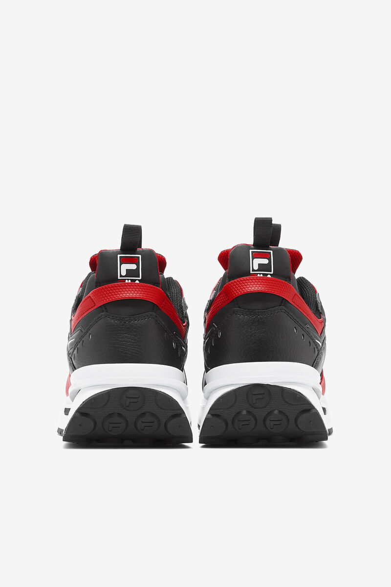 Fila Sandenal Dad Shoes | Fila Black / Red / White | GqvvrDt7QuE