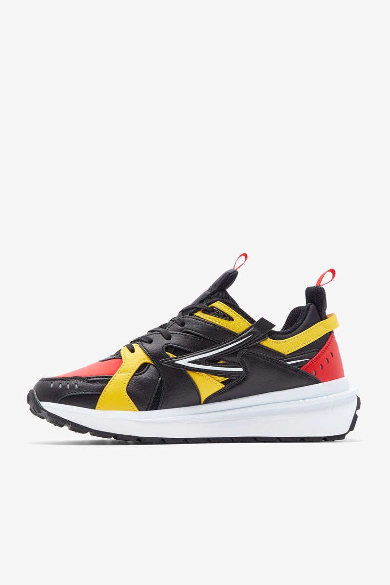 Fila Sandenal Dad Shoes | Fila Red / Black / Lemon | dVAPFeRkT9d