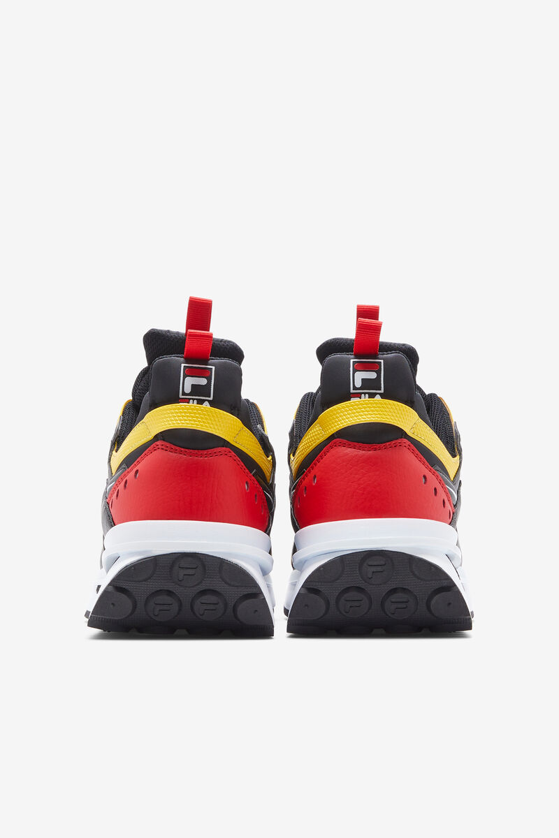 Fila Sandenal Dad Shoes | Fila Red / Black / Lemon | dVAPFeRkT9d