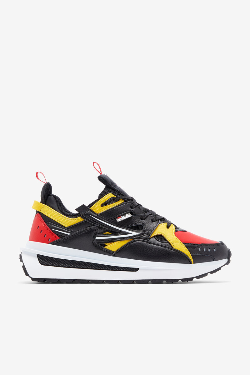 Fila Sandenal Dad Shoes | Fila Red / Black / Lemon | dVAPFeRkT9d