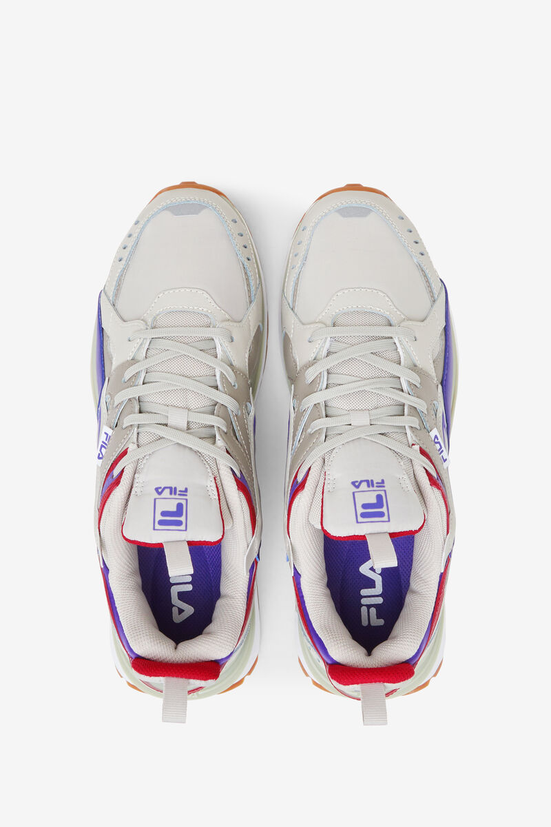 Fila Sandenal Dad Shoes | Fila Silver Grey / Deep Blue | MMgLY8ntqDY