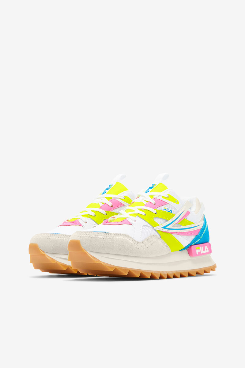 Fila Sandenal Orbit White / White / Yellow | rVydUNFTauU