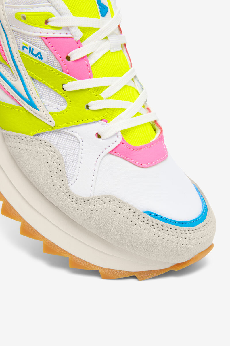 Fila Sandenal Orbit White / White / Yellow | rVydUNFTauU