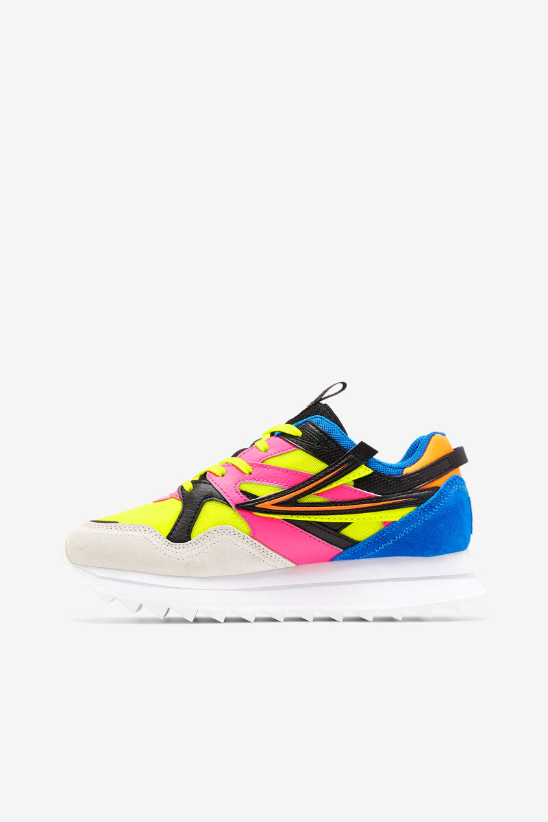 Fila Sandenal Orbit Yellow / Pink / Blue | ETvbGe7xC1W