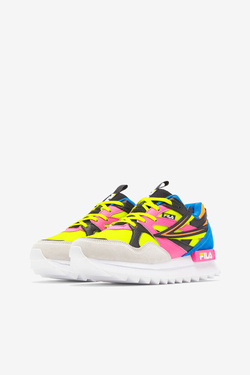 Fila Sandenal Orbit Yellow / Pink / Blue | ETvbGe7xC1W