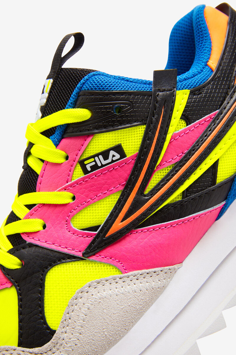 Fila Sandenal Orbit Yellow / Pink / Blue | ETvbGe7xC1W