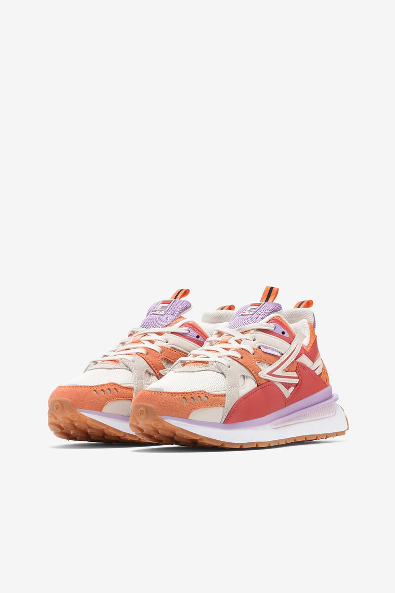 Fila Sandenal White / Orange | JMUtsbdE7Oi