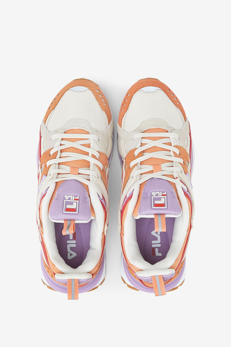 Fila Sandenal White / Orange | JMUtsbdE7Oi