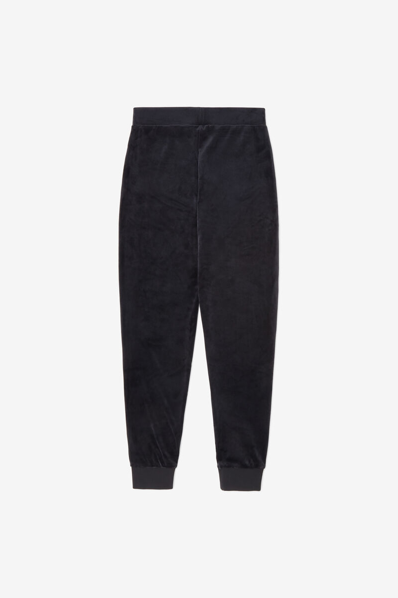 Fila Sara Velour Jogger Black | Ju9mEh6jNBJ