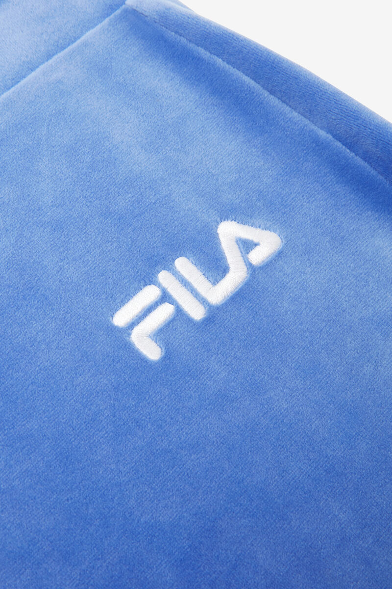 Fila Sara Velour Jogger Blue / White | NUgl97vjqUk