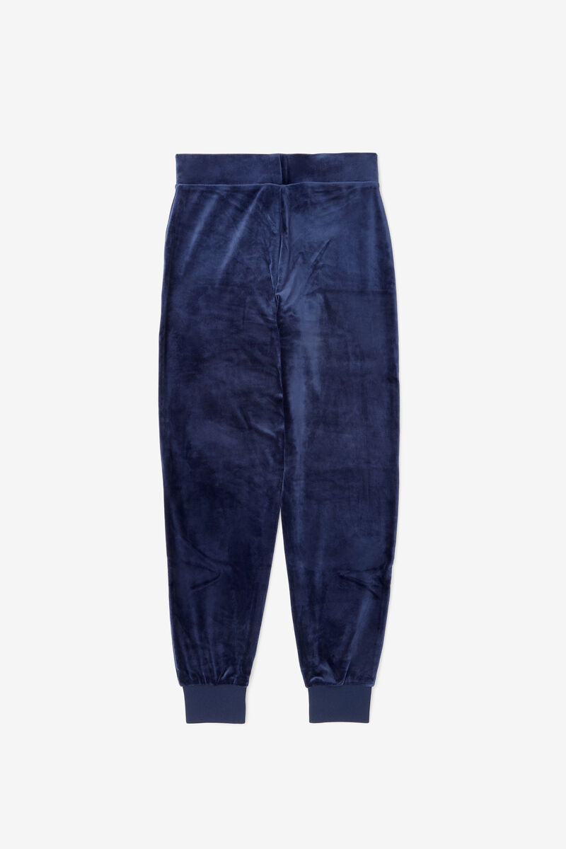 Fila Sara Velour Jogger Navy | aIwcaFOUY73