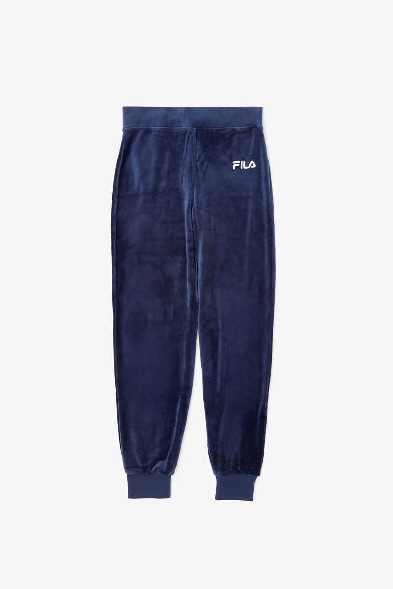 Fila Sara Velour Jogger Navy | aIwcaFOUY73