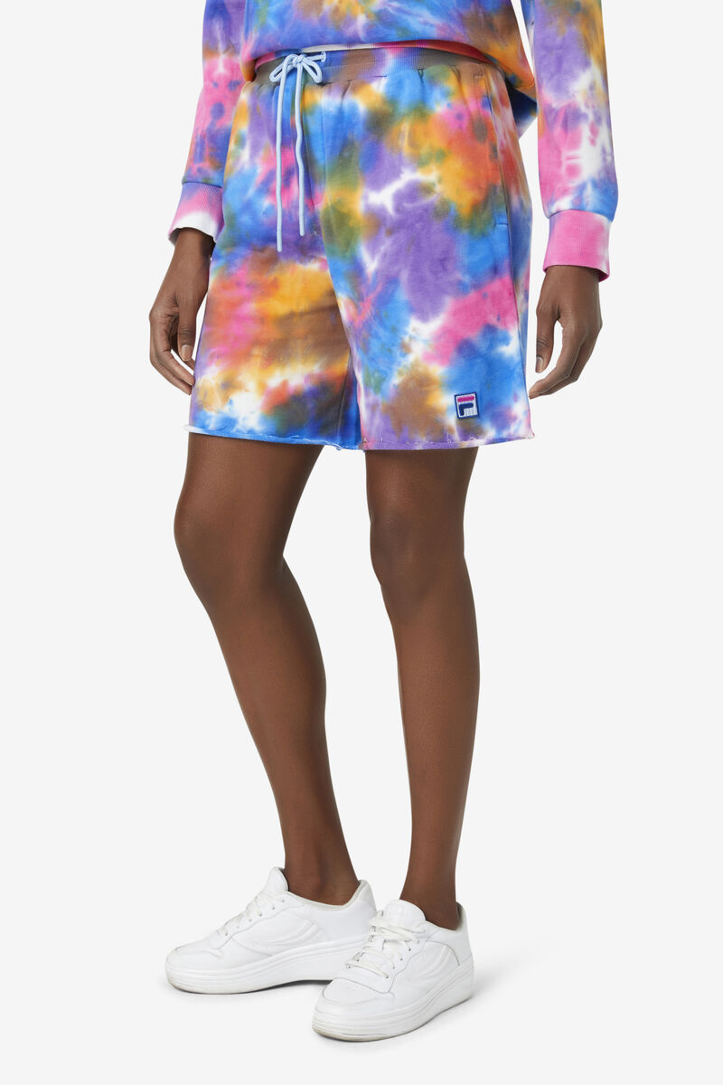 Fila Sloan Tie Dye Shorts Multicolor | AEbrqWWWkPg