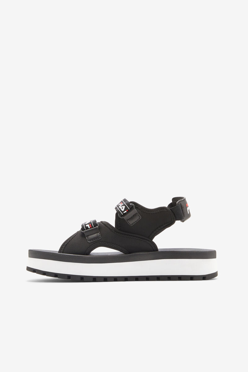 Fila Spot Eva Sandal Black / Red / White | cHCjsDqSwot