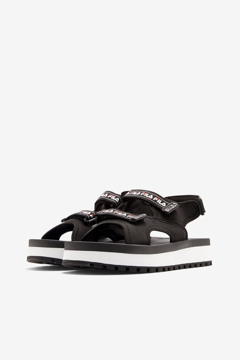 Fila Spot Eva Sandal Black / Red / White | cHCjsDqSwot