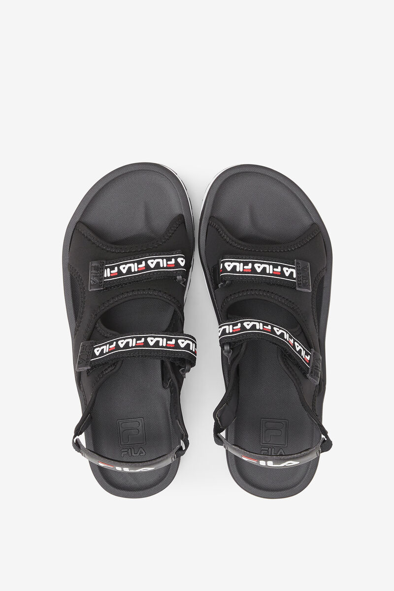 Fila Spot Eva Sandal Black / Red / White | cHCjsDqSwot