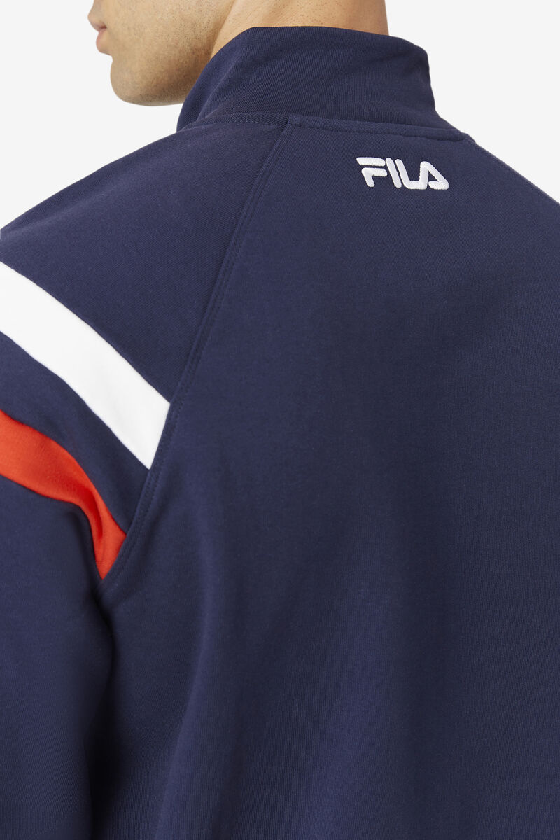 Fila Stance Track Jacket Navy | JWbLzVx5hVN