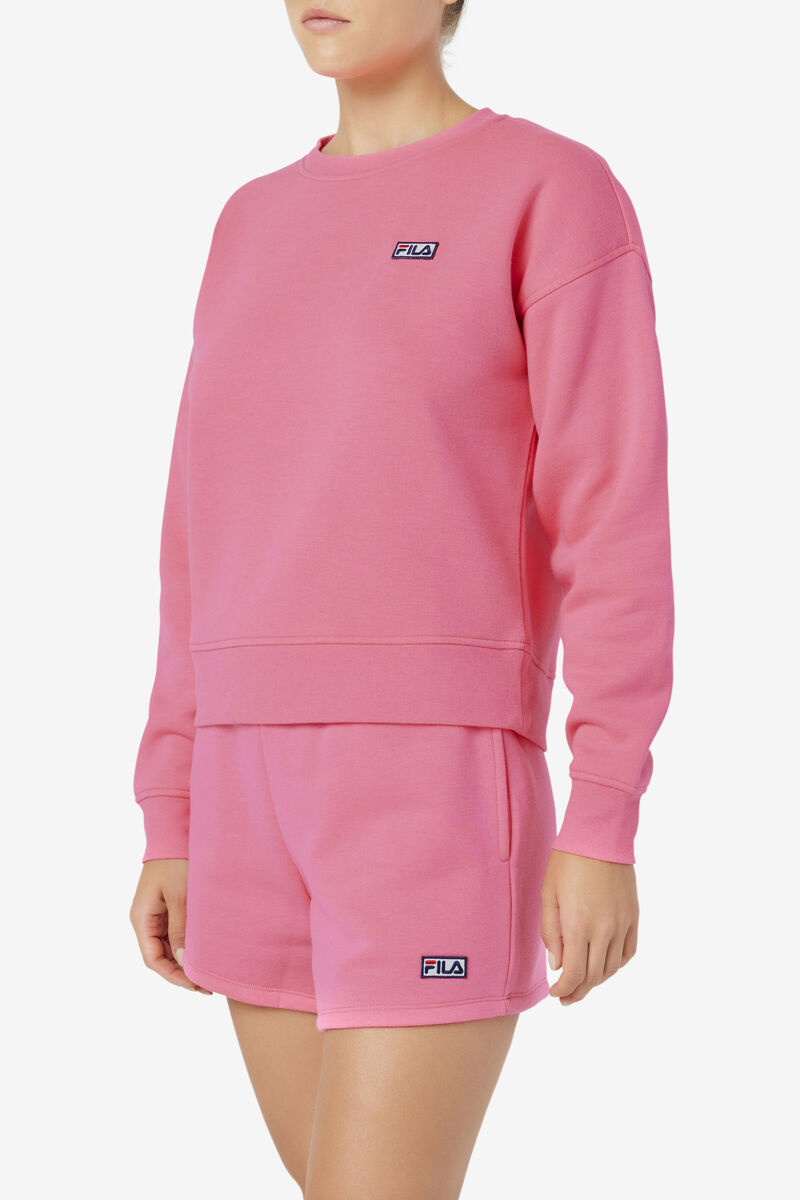 Fila Stina Crew Pink | RWgvQopp8ay