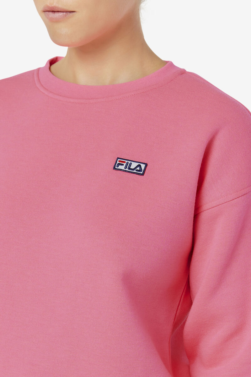 Fila Stina Crew Pink | RWgvQopp8ay