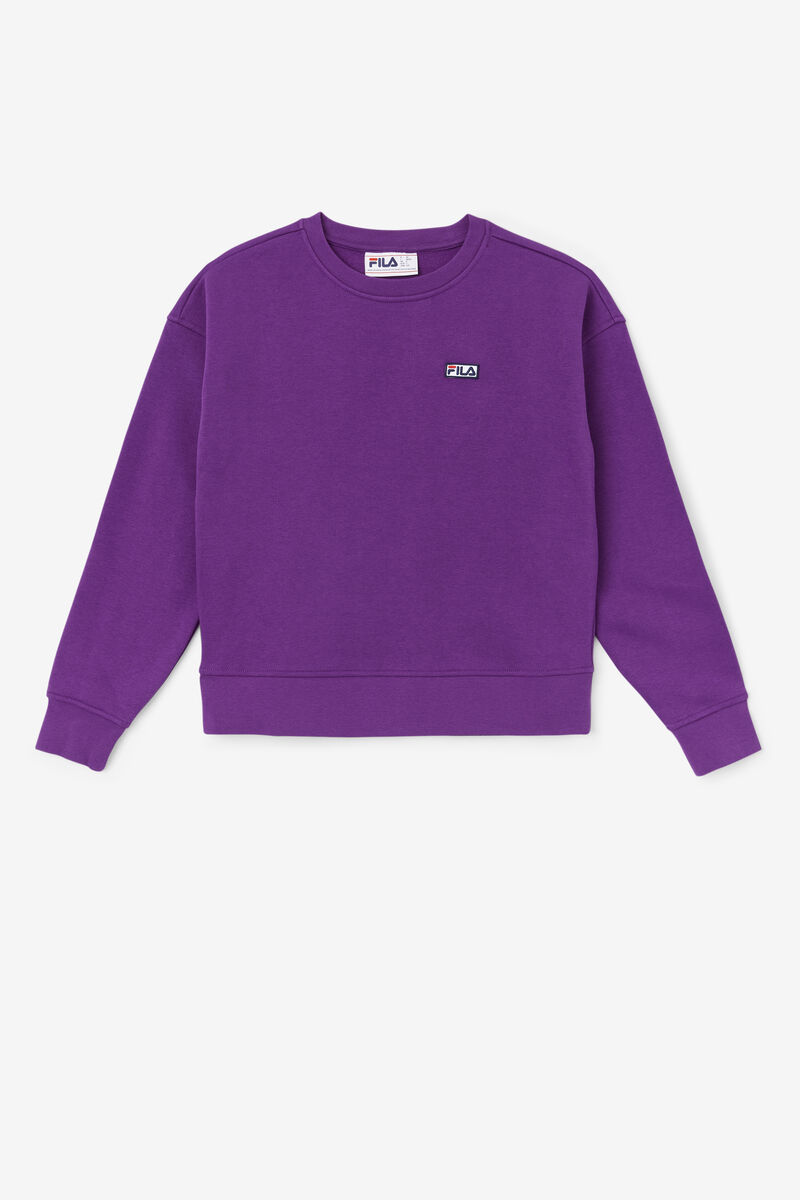 Fila Stina Crew Purple | 1EqUsVncSSH