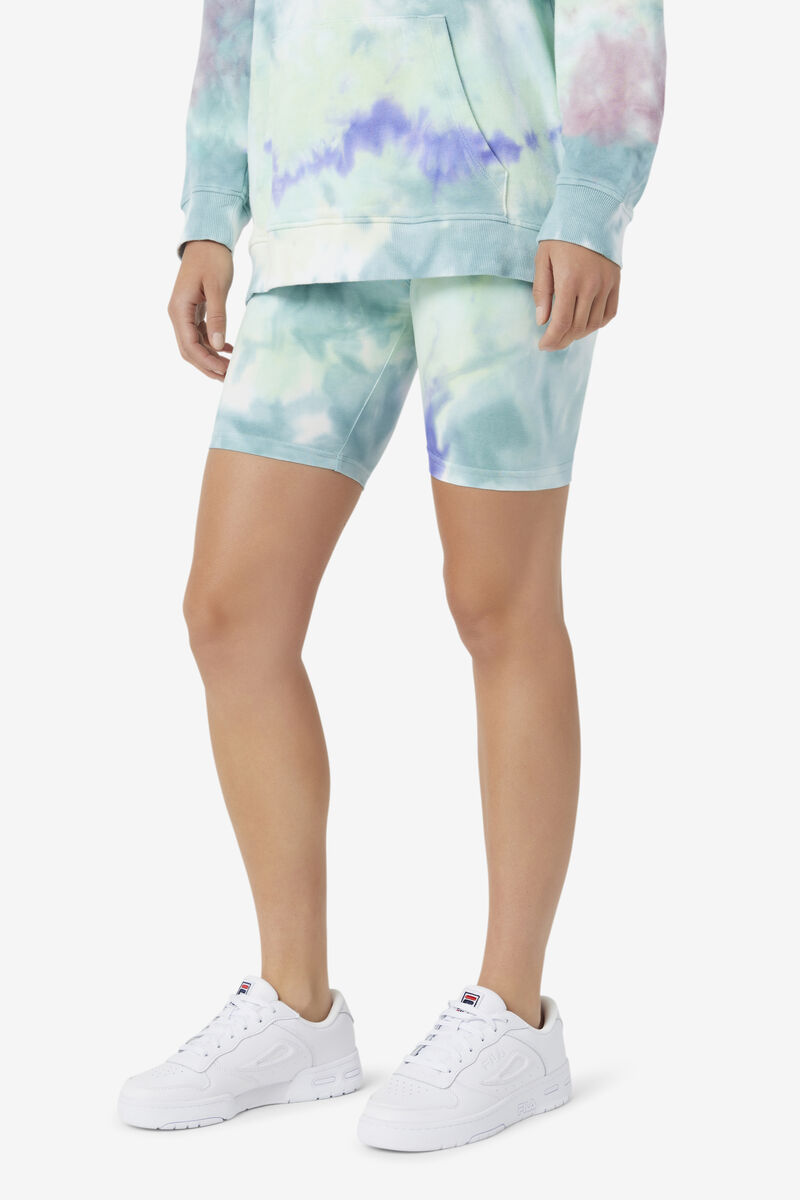 Fila Taima Tie Dye Bike Short Blue | 7XWZdSESs5B