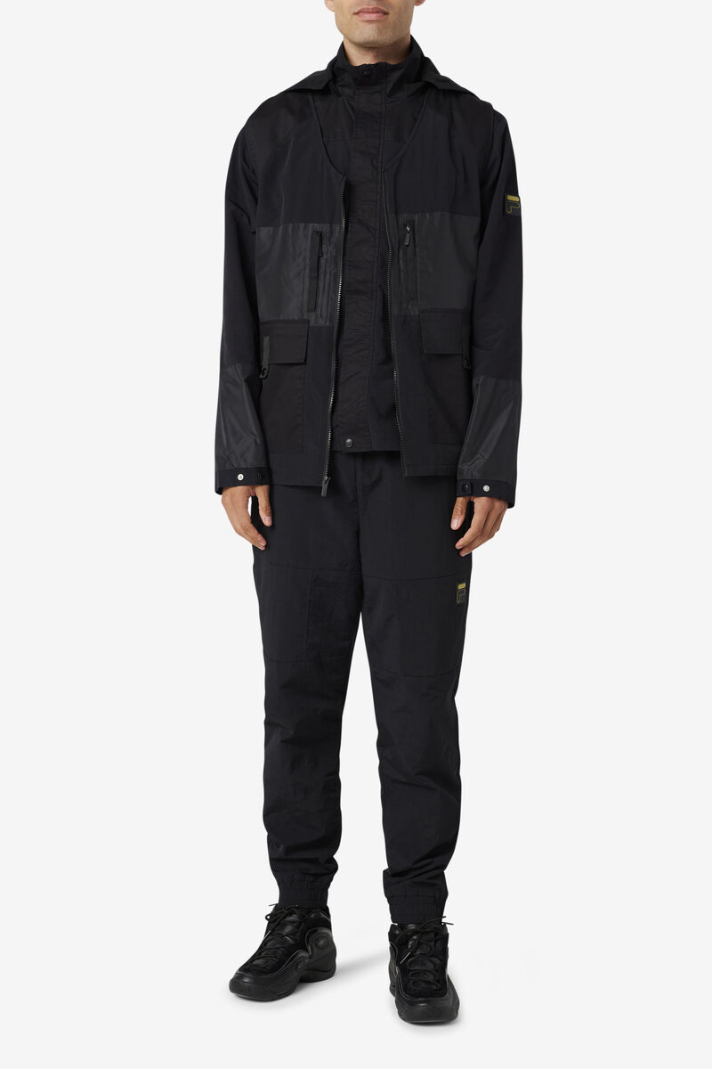 Fila Tate 3-in-1 Utility Jacket Black | DPwkUW7M7wO