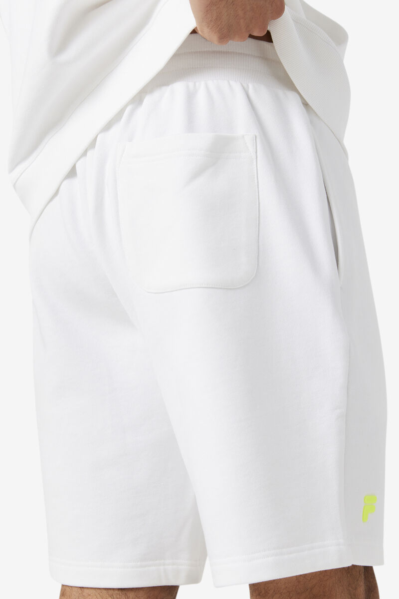 Fila Taylor Short White / Yellow | CaINTAi3DJl